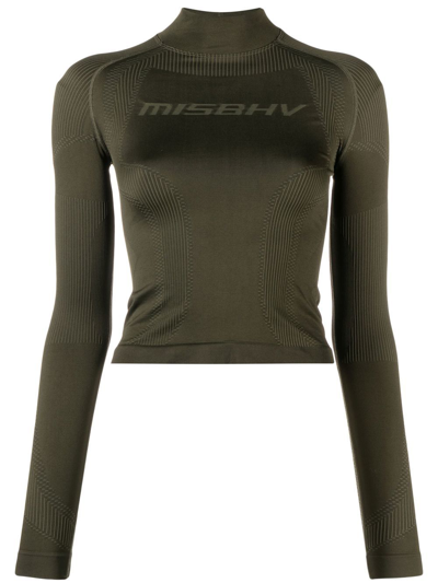Misbhv Sport Gaia Long-sleeve Top In Green
