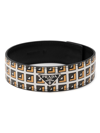 Prada Choker Mit Logo-schild In Schwarz