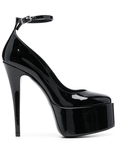 PARIS TEXAS 150MM PATENT-LEATHER PLATFORM PUMPS