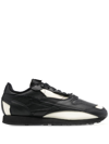 Maison Margiela Project 0 Cl Memory Of V2 Shell-trimmed Leather Sneakers In Schwarz