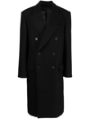 Wardrobe.nyc Accumulator Nyc X Hayley Bieber Double Breast Coat In Black