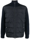 HERNO RIBBED PANELLED DOWN JACKET