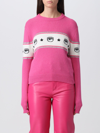 Chiara Ferragni Maxilogomania Sweater In Pink