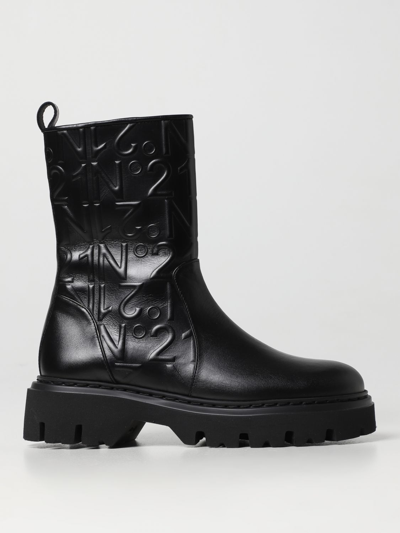 N°21 Flat Ankle Boots N° 21 Woman Color Black