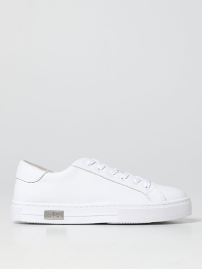 Armani Exchange Sneakers In White
