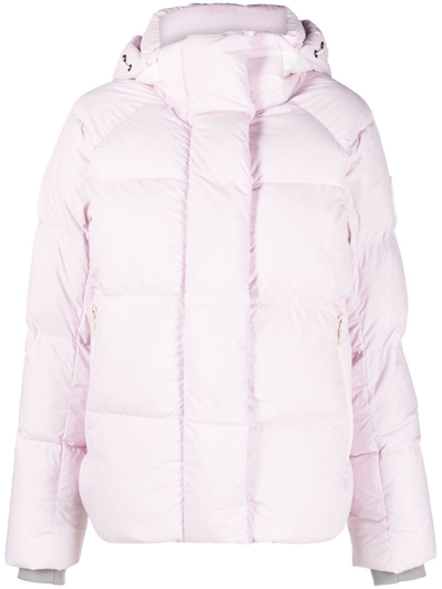 Canada Goose Logo-patch Padded Jacket In Rosa