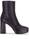 Gianvito Rossi 70 Platform Boots In Calf Leather In Black