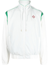 CASABLANCA PERFORATED PANELLED TRACK JACKET