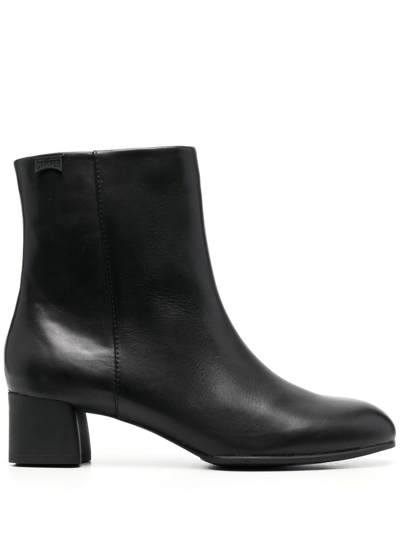 Camper Katie 40mm Heeled Boots In Schwarz