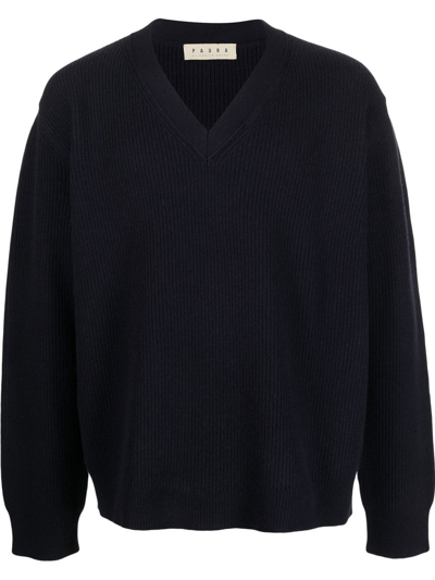 Paura Venezia V-neck Jumper In Black