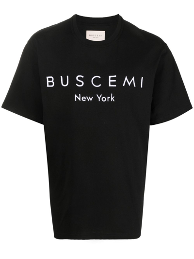 Buscemi Logo-print Short-sleeve T-shirt In Black