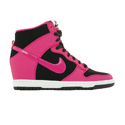 Pre-owned Nike Wmns Dunk Sky Hi Essential In Pink