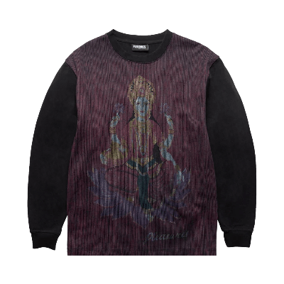 Pre-owned Pleasures Beads Long-sleeve Shirt 'black'