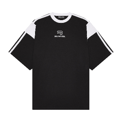 Pre-owned Balenciaga Sporty B T-shirt Boxy Fit 'black/white'