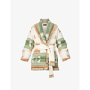 Alanui Icon Intarsia Cashmere-blend Cardigan In Off White