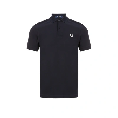 Fred Perry Cotton Piqué Polo Shirt In Blue