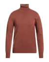 Paolo Pecora Turtlenecks In Brown