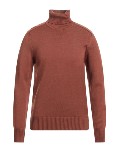Paolo Pecora Turtlenecks In Brown
