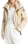 Parajumpers Gobi Base Bomber Down Jacket In Beige