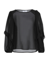 Soallure Blouses In Black