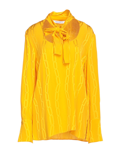 Space Simona Corsellini Blouses In Yellow