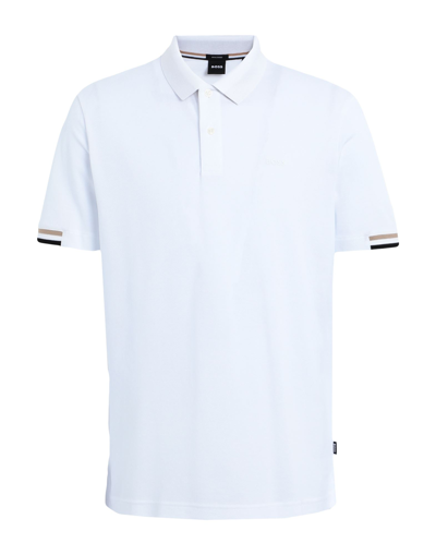 Hugo Boss Polo Shirts In White