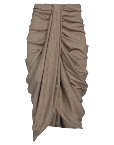 Isabel Marant Midi Skirts In Beige