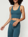 SPIRITUAL GANGSTER AMOR SEAMLESS CROP TANK