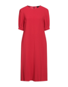 Aspesi Midi Dresses In Red