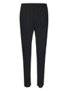 Issey Miyake Pleated Ankle Pants In Nero