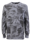 Mauna Kea Distressed Effect Sweater In Grey