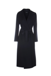 S Max Mara Paolore Coat In Blue