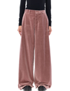 Dsquared2 Pink Blush Pink Wide Leg Trousers In Cipria