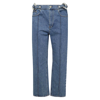 JW ANDERSON CHAIN-LINK DETAILED SLIM CUT JEANS