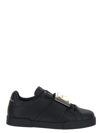 DOLCE & GABBANA BLACK LOW-TOP trainers