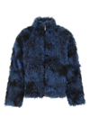 MCQ BY ALEXANDER MCQUEEN TWO-TONE ECO FUR COAT