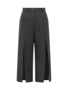 DOLCE & GABBANA HIGH-WAISTED FRONT SLIT TROUSERS