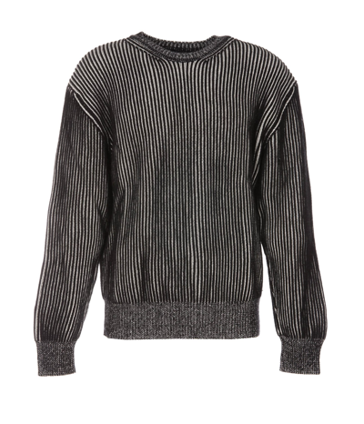 Etudes Studio Black & White Boris Sweater In Nero
