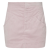 Isabel Marant Corduroy Mid-rise Mini Skirt In Pink