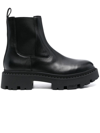 Ash Nicostud01 Beatles Boots Shoes In Nero