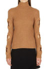 JW ANDERSON CUT-OUT DETAILED HIGH-NECK JUMPER