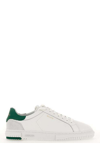Axel Arigato Atlas Logo-embossed Leather Low-top Trainers In White Kale Green