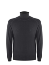 ETRO LOGO EMBROIDERED ROLL NECK SWEATER