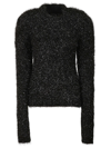 ALBERTA FERRETTI GLITTER DETAILED KNIT JUMPER