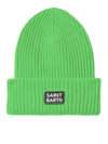 Mc2 Saint Barth Men`s Hat In Fluo Green Knit In Green