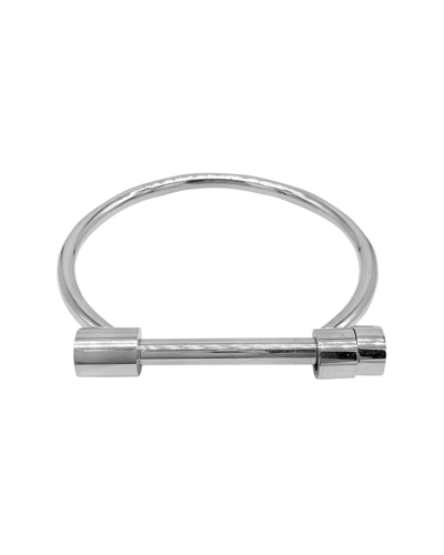 Adornia Stainless Steel Screw Cuff Bracelet In Nocolor