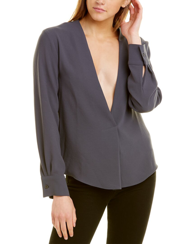 Iro Licious Long Sleeve V Neck Top In Nocolor