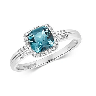 Pre-owned So Diamant & London Blau Topas Ringgrössen