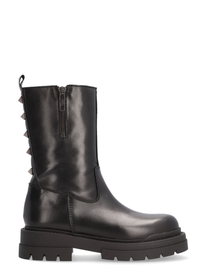 Alpe Gia Boots In Black