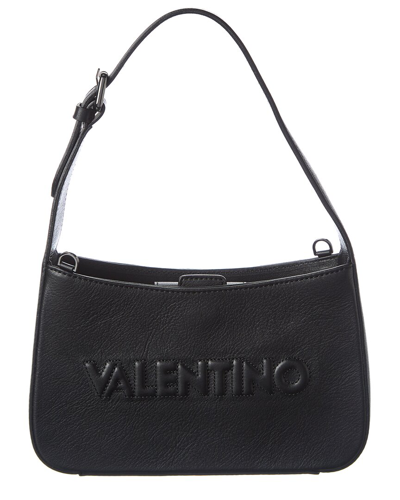 Valentino By Mario Valentino Kai Embossed Leather Crossbody In Black